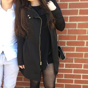 Kenneth Cole Black Trench Coat